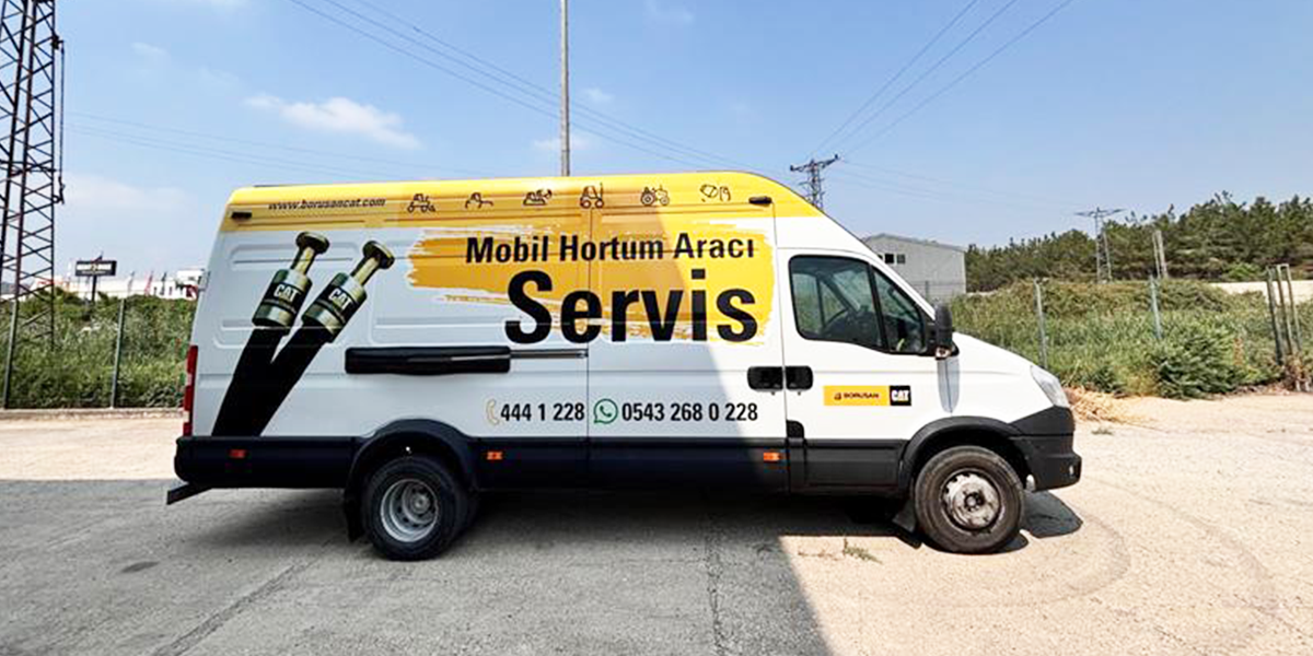 Bir Hızlı Çözüm Hikâyesi; Mobil Hortum Aracı ile Siz Neredeyseniz Borusan Cat Orada